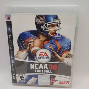 NCAA Football 08 (Sony PlayStation 3 PS3) - CIB - EA Sports - E for Everyone.
